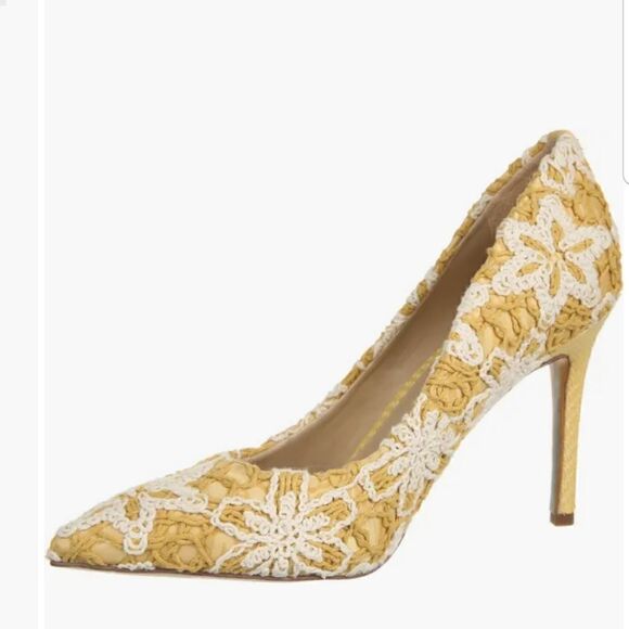 Sam Edelman Tristan Hazel Jacquard Bird Pumps new size 6 - Picture 4 of 15